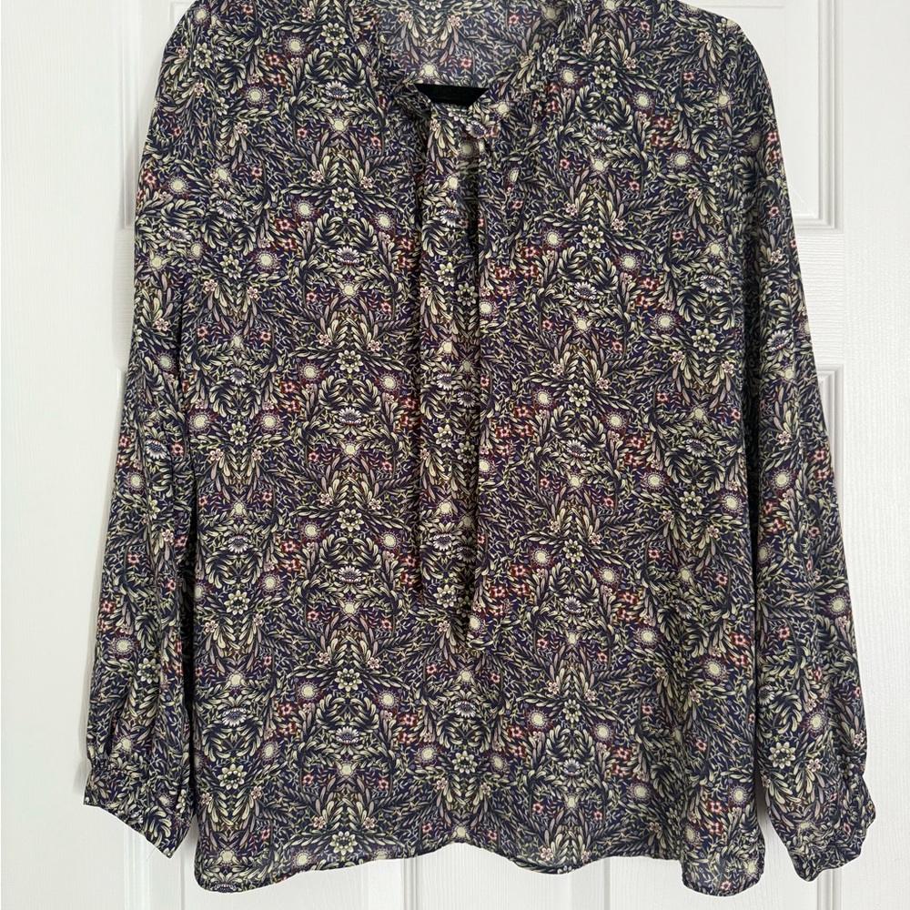 Violet & Claire Multicolor Patterned Blouse